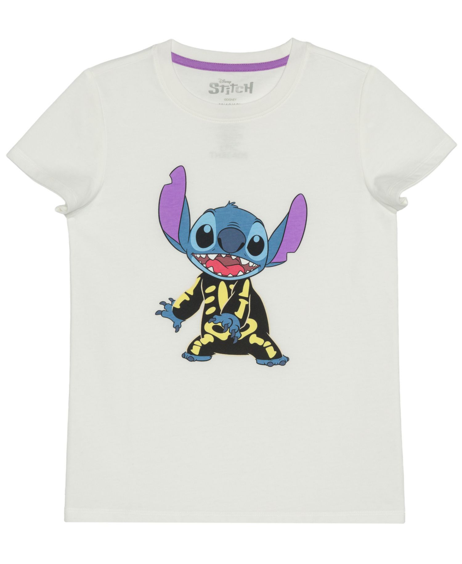 Girls' XS-XL Skeleton Stitch Graphic T-Shirt