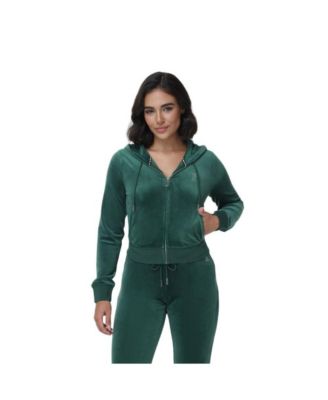 Women's Juicy Full-Zip Velour Hoodie