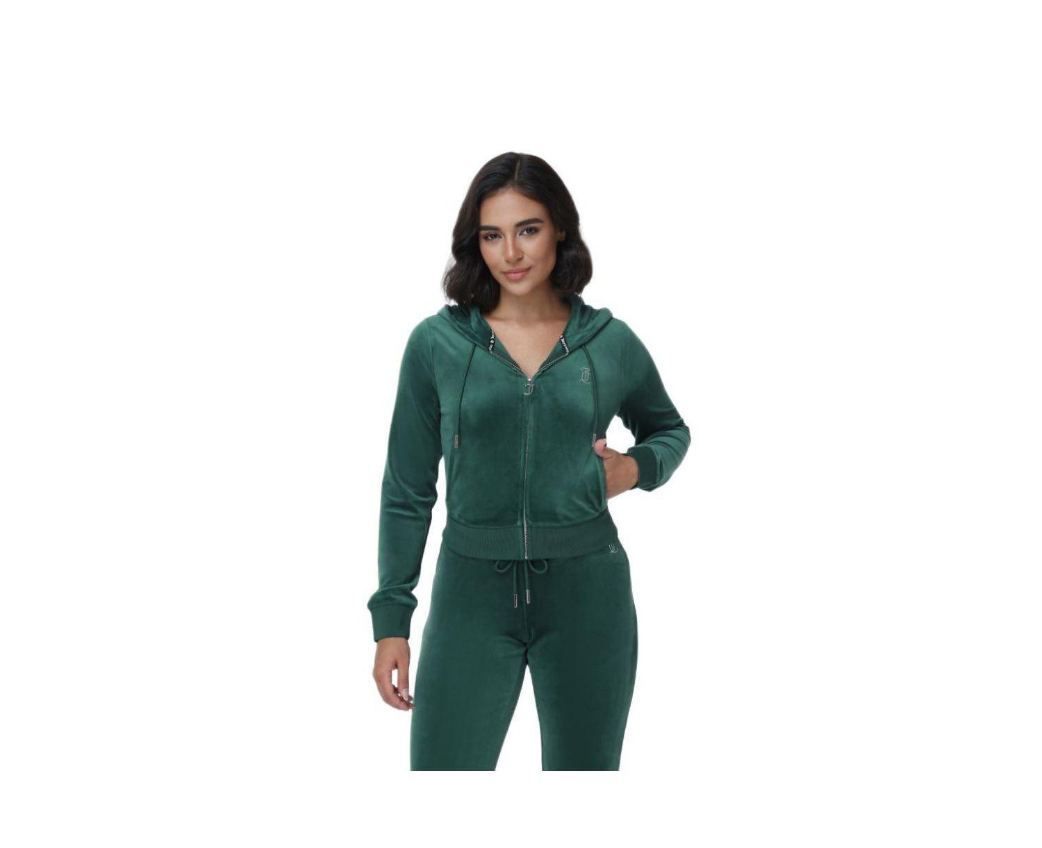 Women's Juicy Full-Zip Velour Hoodie