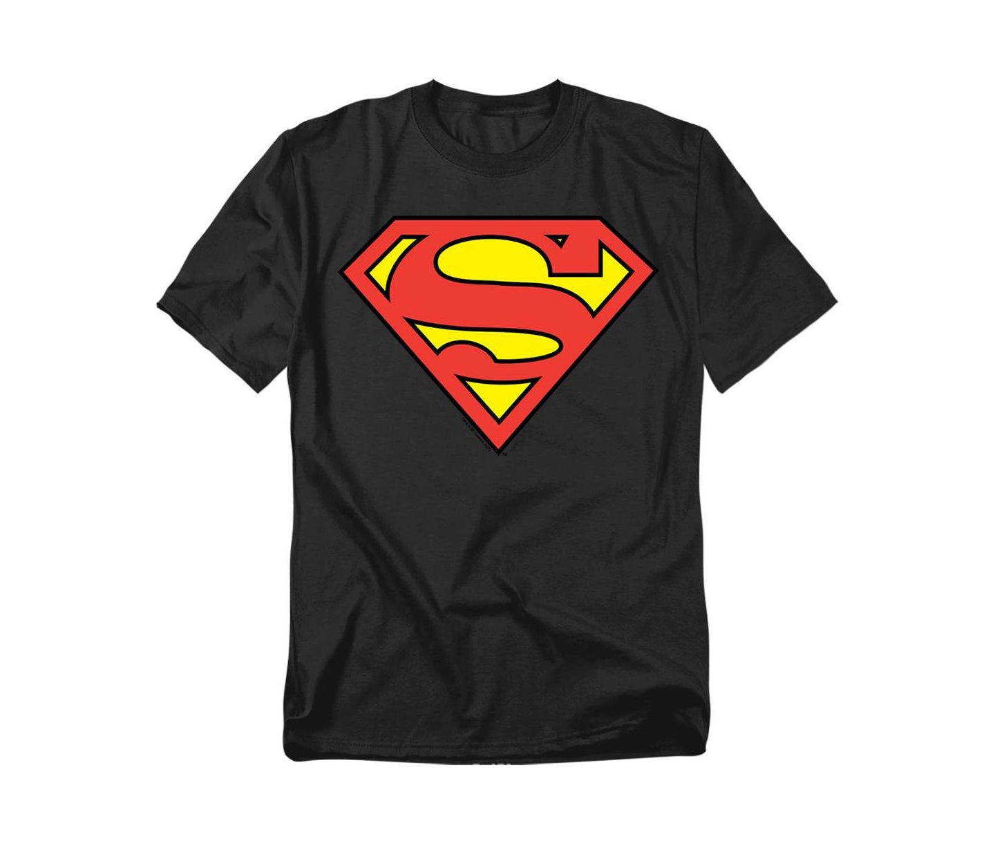 Мужская футболка Superman Classic Logo, цвет: Чёрный — фото 1