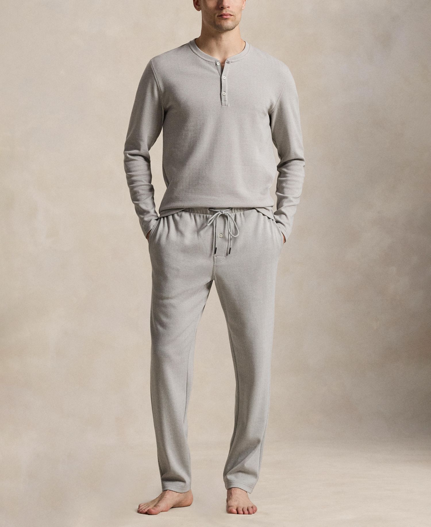 Men's Herringbone Pajama Pants