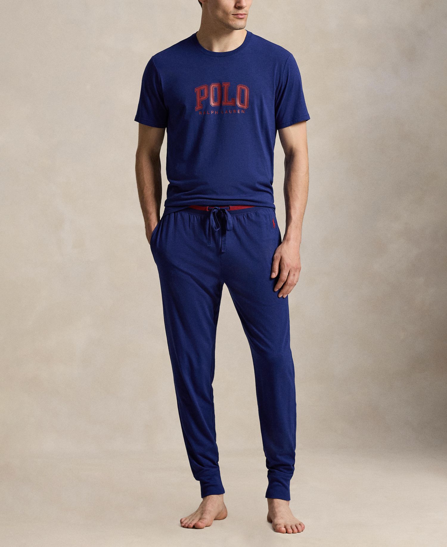 Men's Drawstring Pajama Joggers