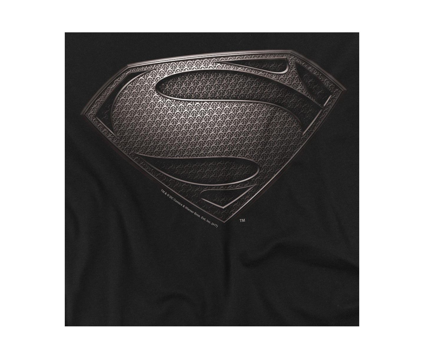 Мужская футболка Superman Man Of Steel Mos Desaturated, цвет: Чёрный — фото 3