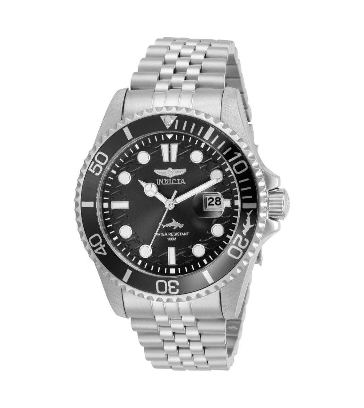 Invicta Pro Diver 30609 Men's 43mm Quartz Watch - Stainless Steel Bracelet - Silver
