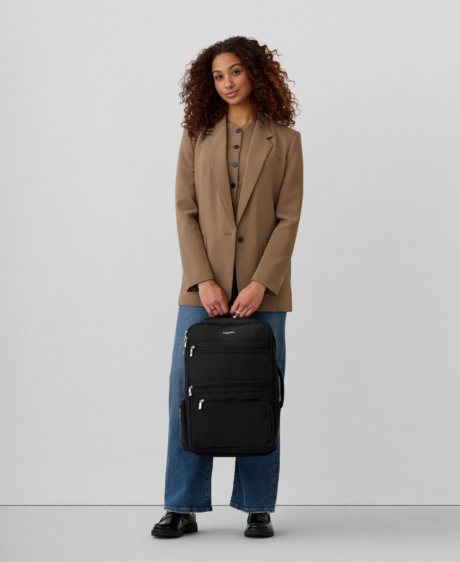 Modern Convertible Small Backpack Messenger