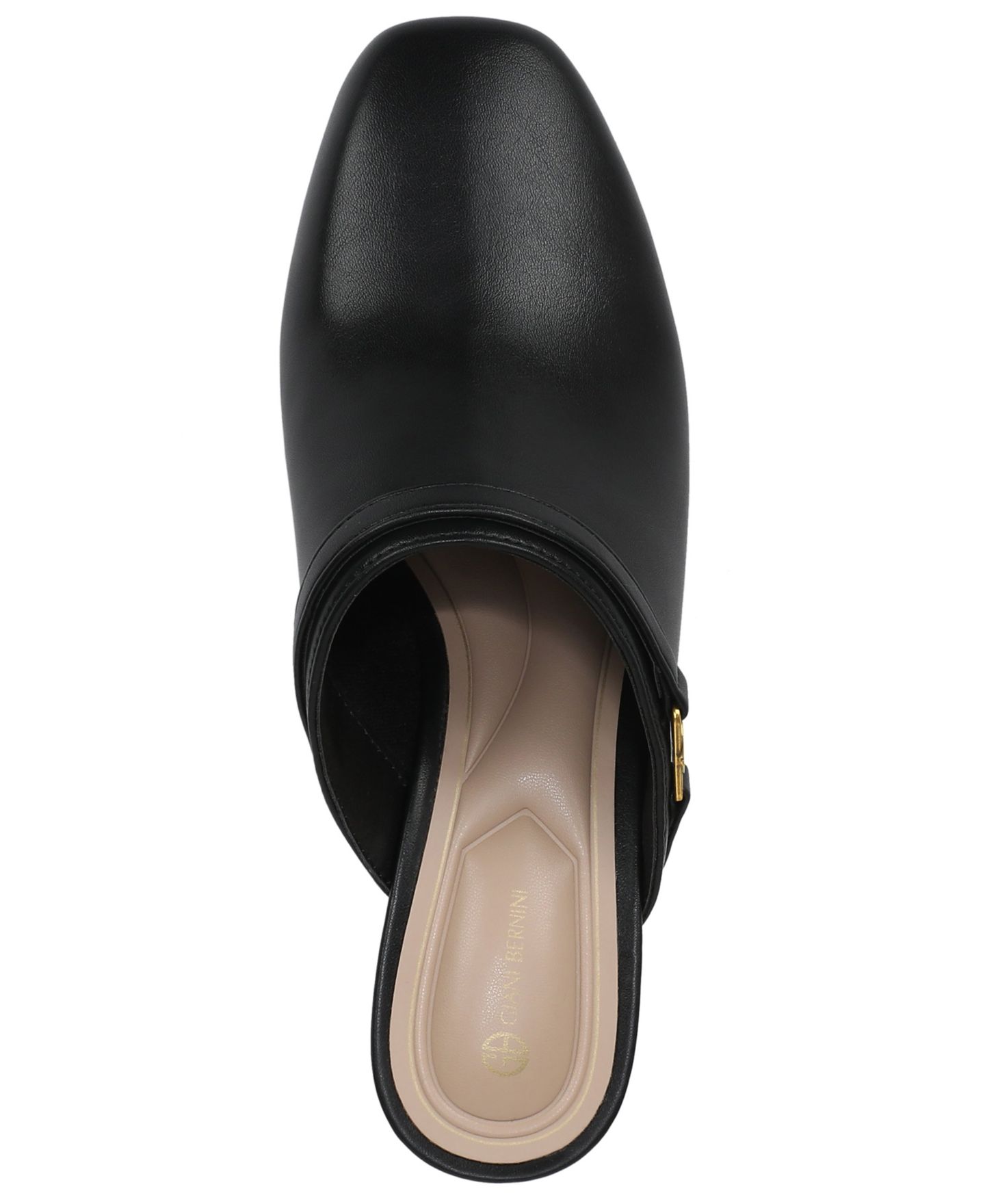 Женские сабо Giani Bernini Vellaa Block Heel Slip On Mules, цвет: Чёрный — фото 4