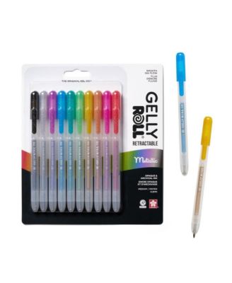 Gelly Roll Retractable Sparkle Set: 3 Stardust, 3 Metallic, 2 Blue and 2 Black