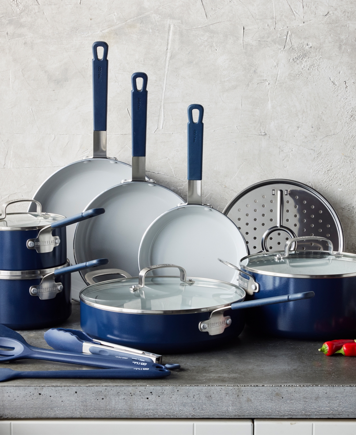 GreenPan Bobby Flay Aluminum 10-Piece Cookware Set