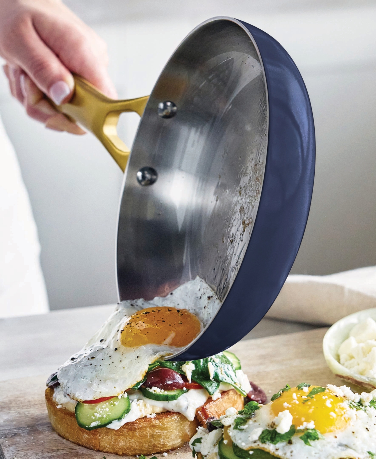 GreenPan Reserve Pro Tri-Ply Stainless Steel 2-Piece Frypan Set