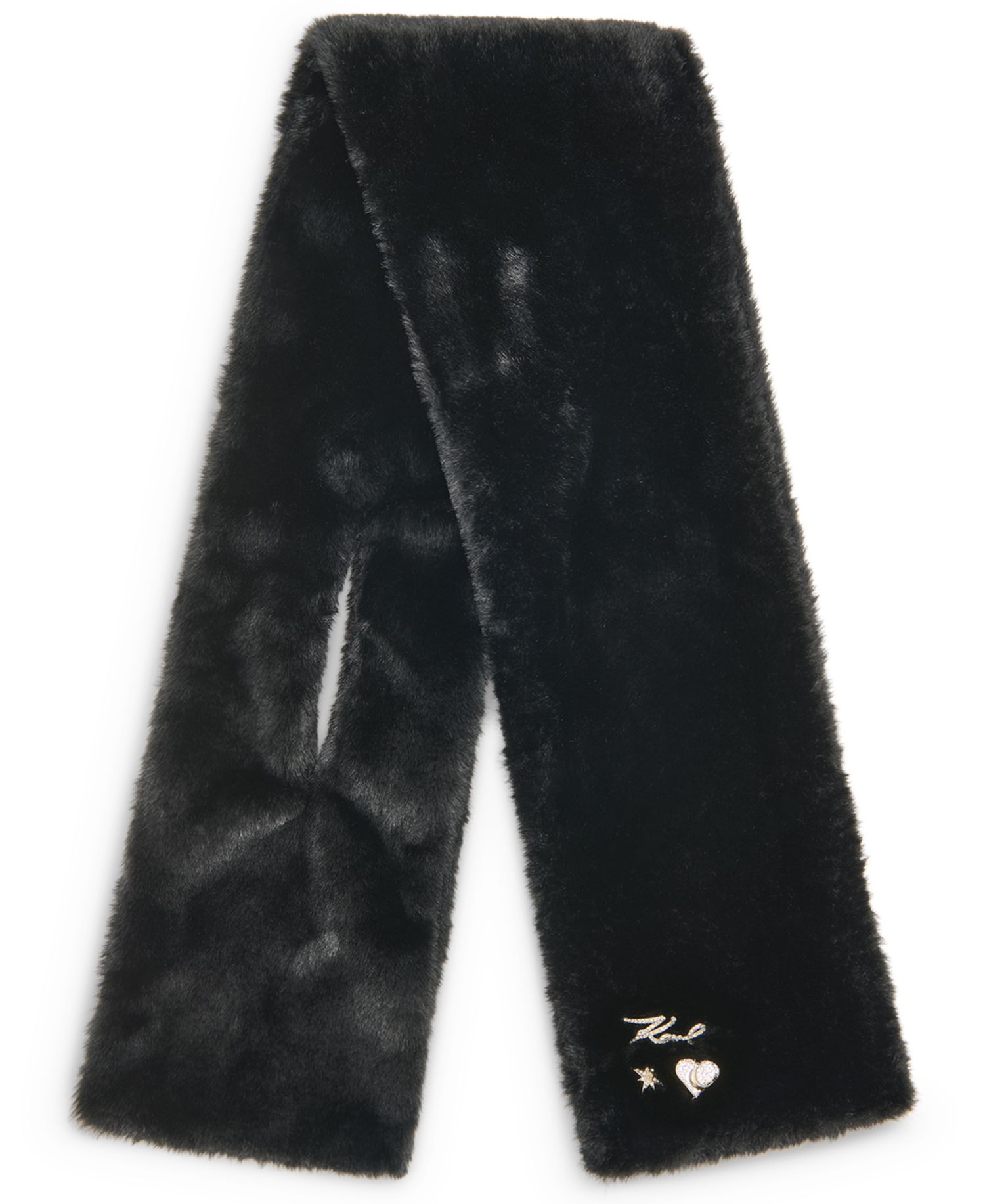 Faux-Fur Pull-Through Scarf
