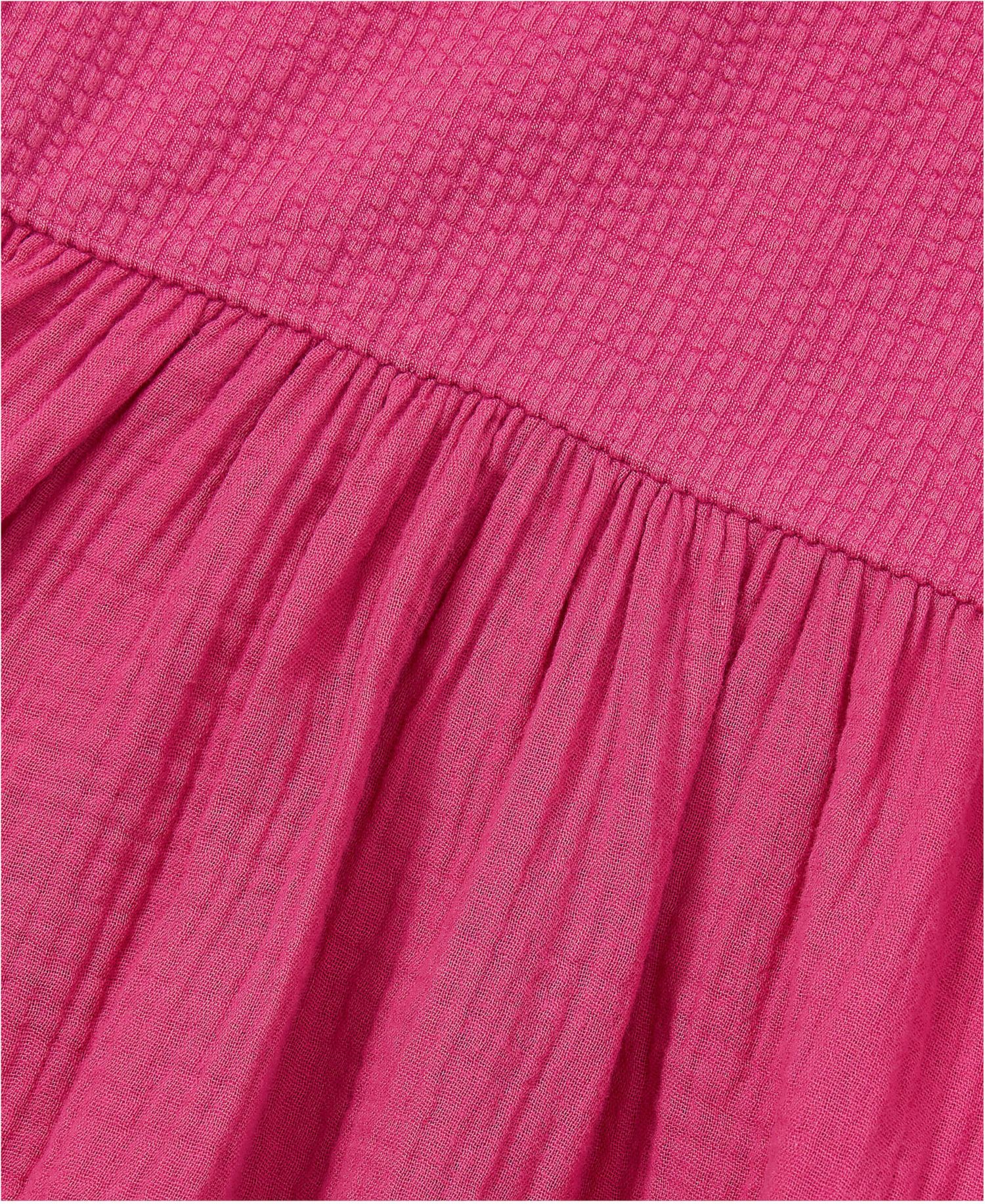 Girls Long Sleeve Ribbed Dress