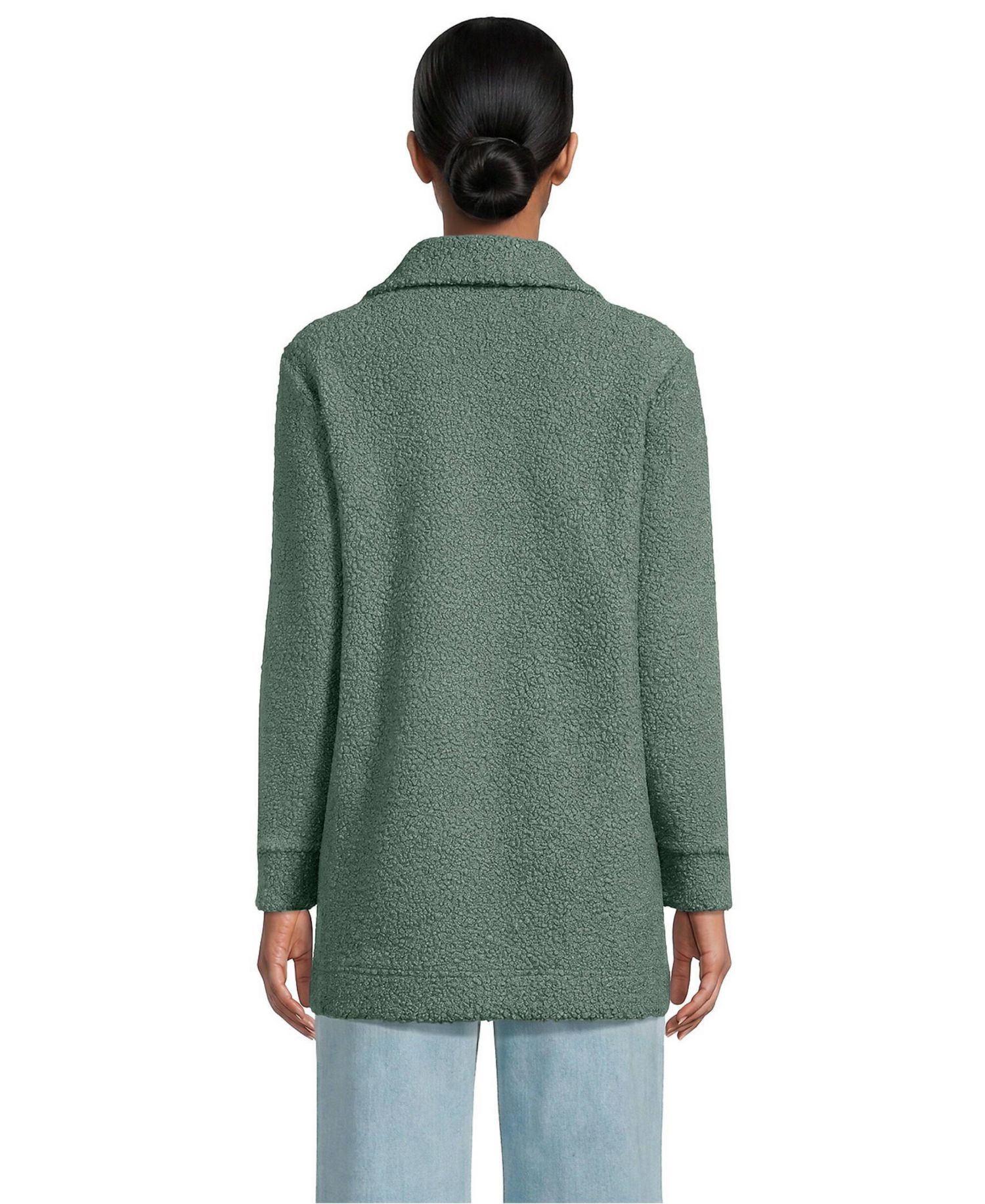 Women's Boucle Fleece Coat