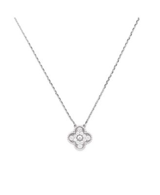Pre-Owned Van Cleef and Arpels Vintage Alhambra Pendant Necklace