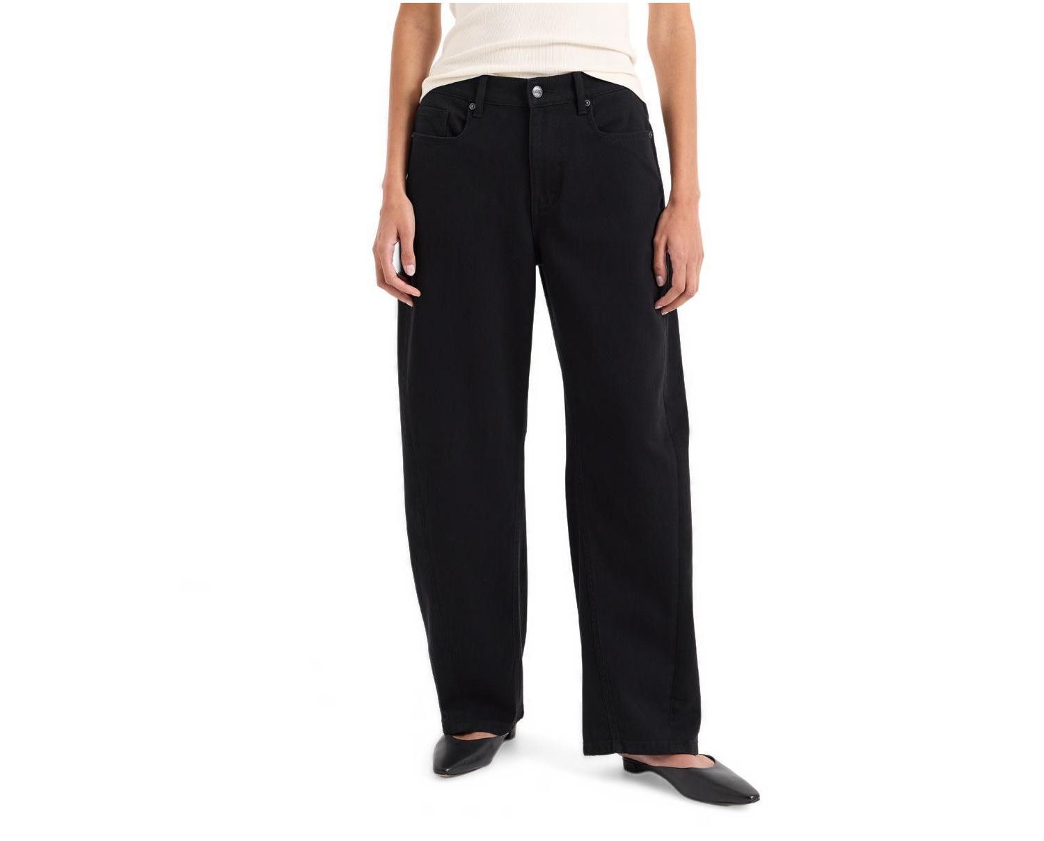 Women's Twill Barrel-Leg Pant
