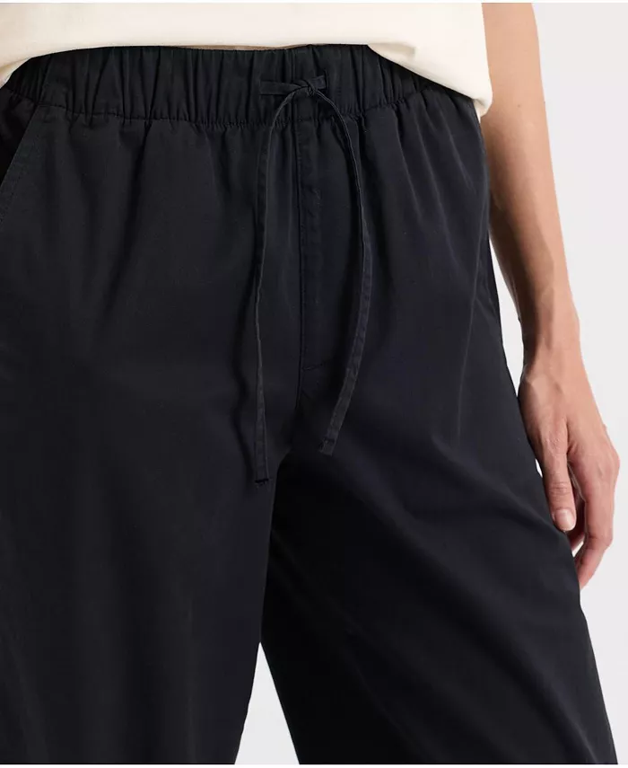 Women's Peached Twill Organic Cotton-Blend Pull-On Pants - thumbnail 5