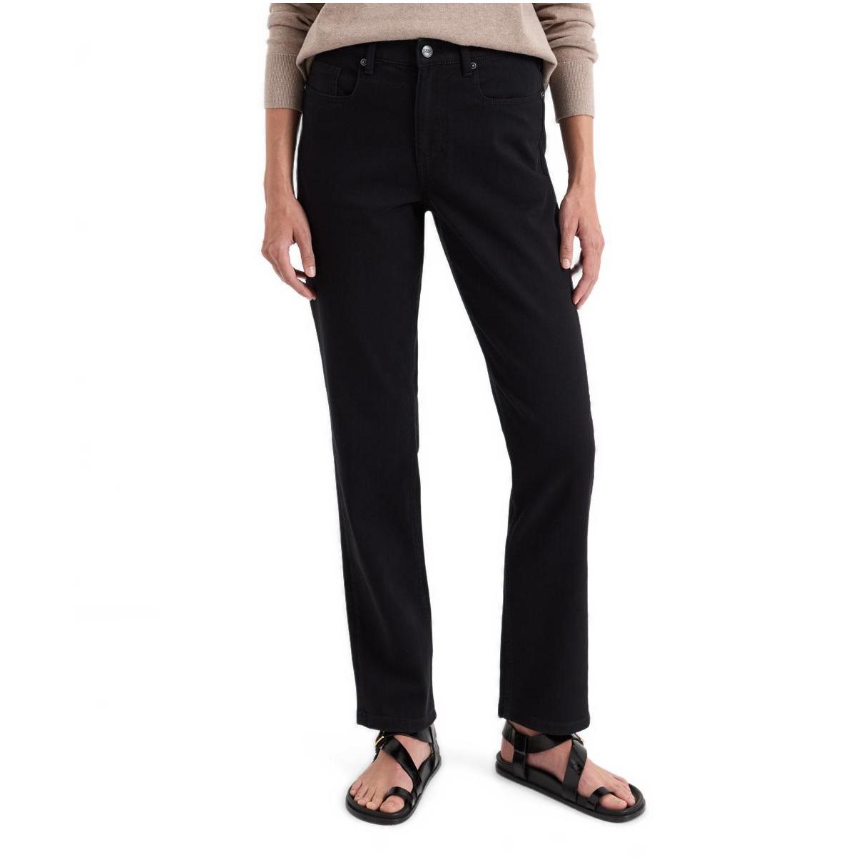 Pact Women's Organic Cotton All-Day Twill Straight Leg Pant - Black