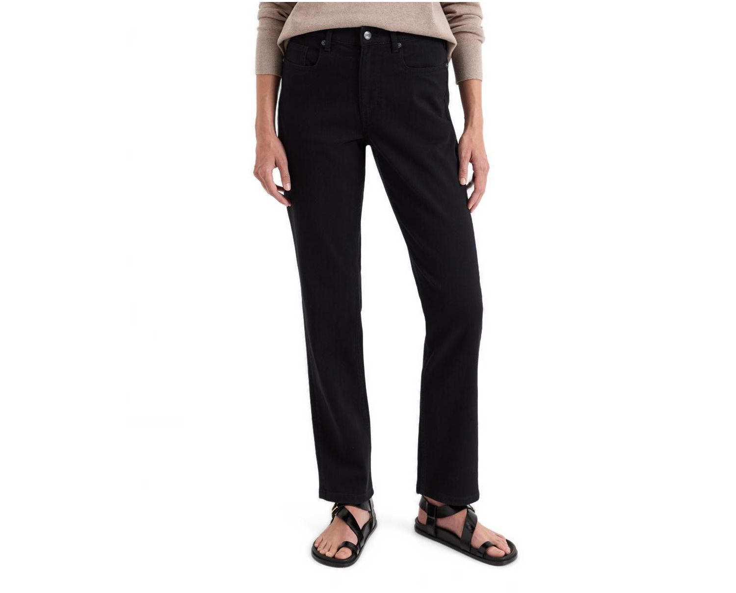 Women's All-Day Twill Straight Cotton-Blend Pants