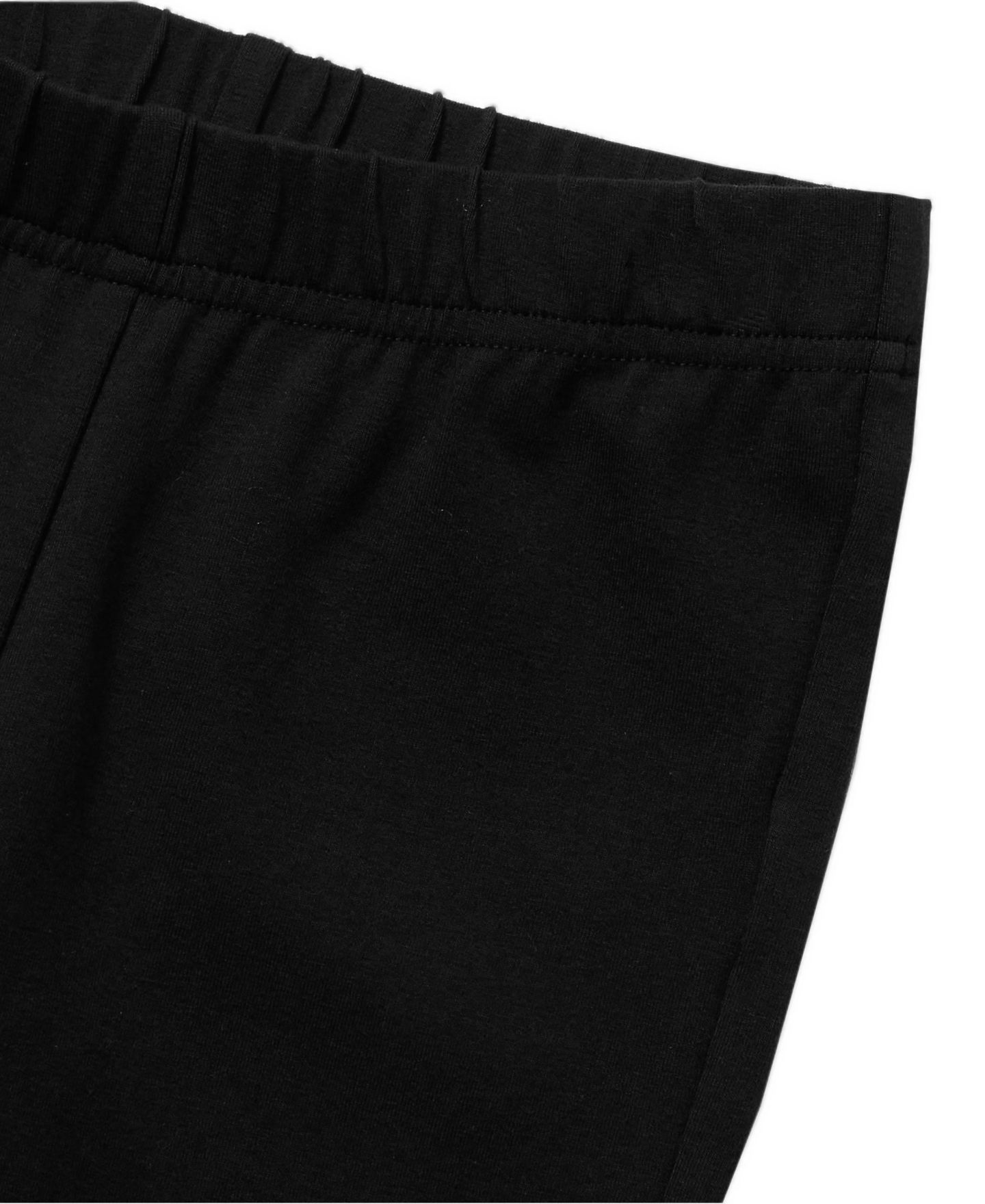 Леггинсы Lands' End Tough Cotton для девочек, цвет: Чёрный — фото 2