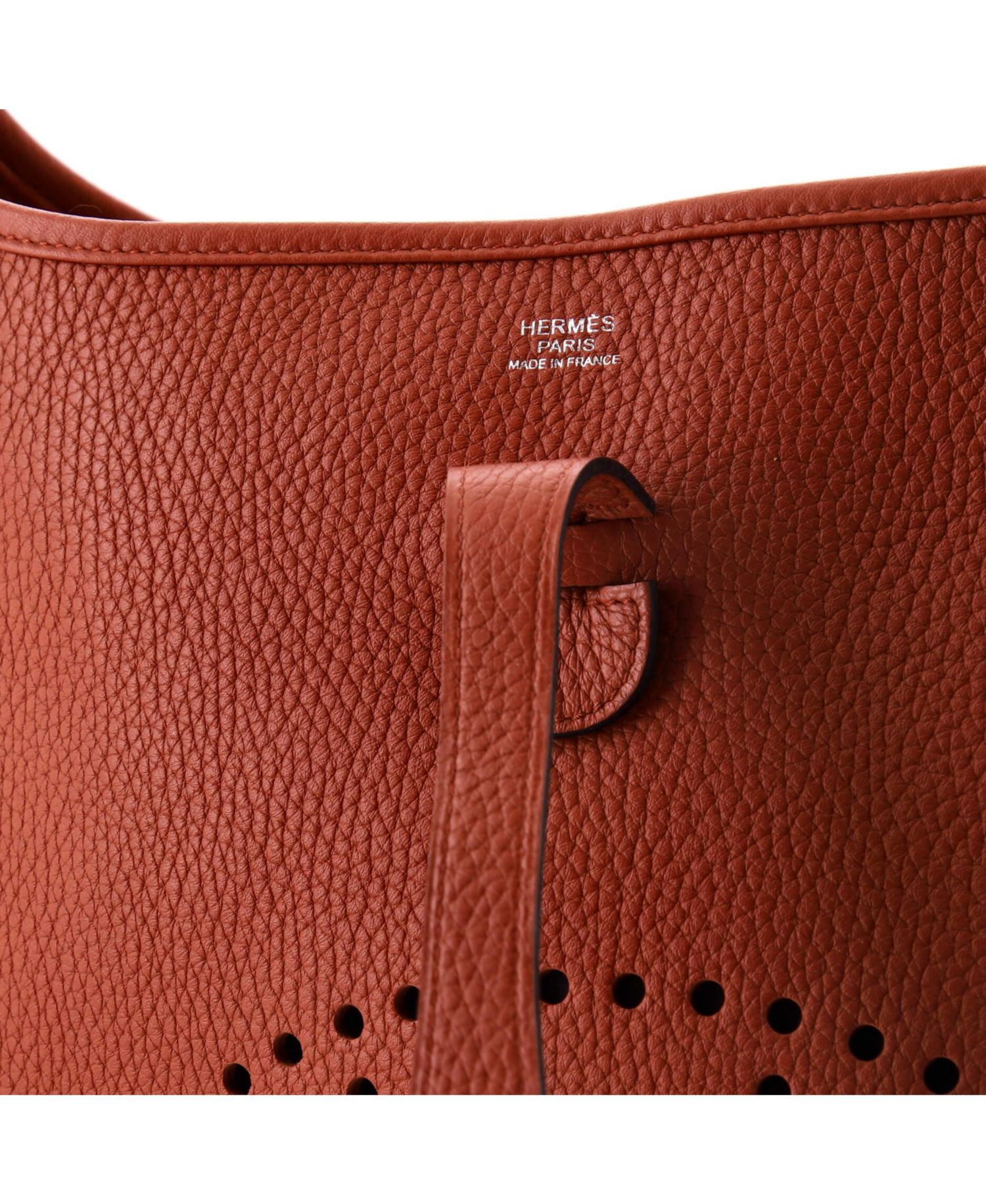 Pre-Owned Hermes PM Evelyne Bag Gen III Clemence