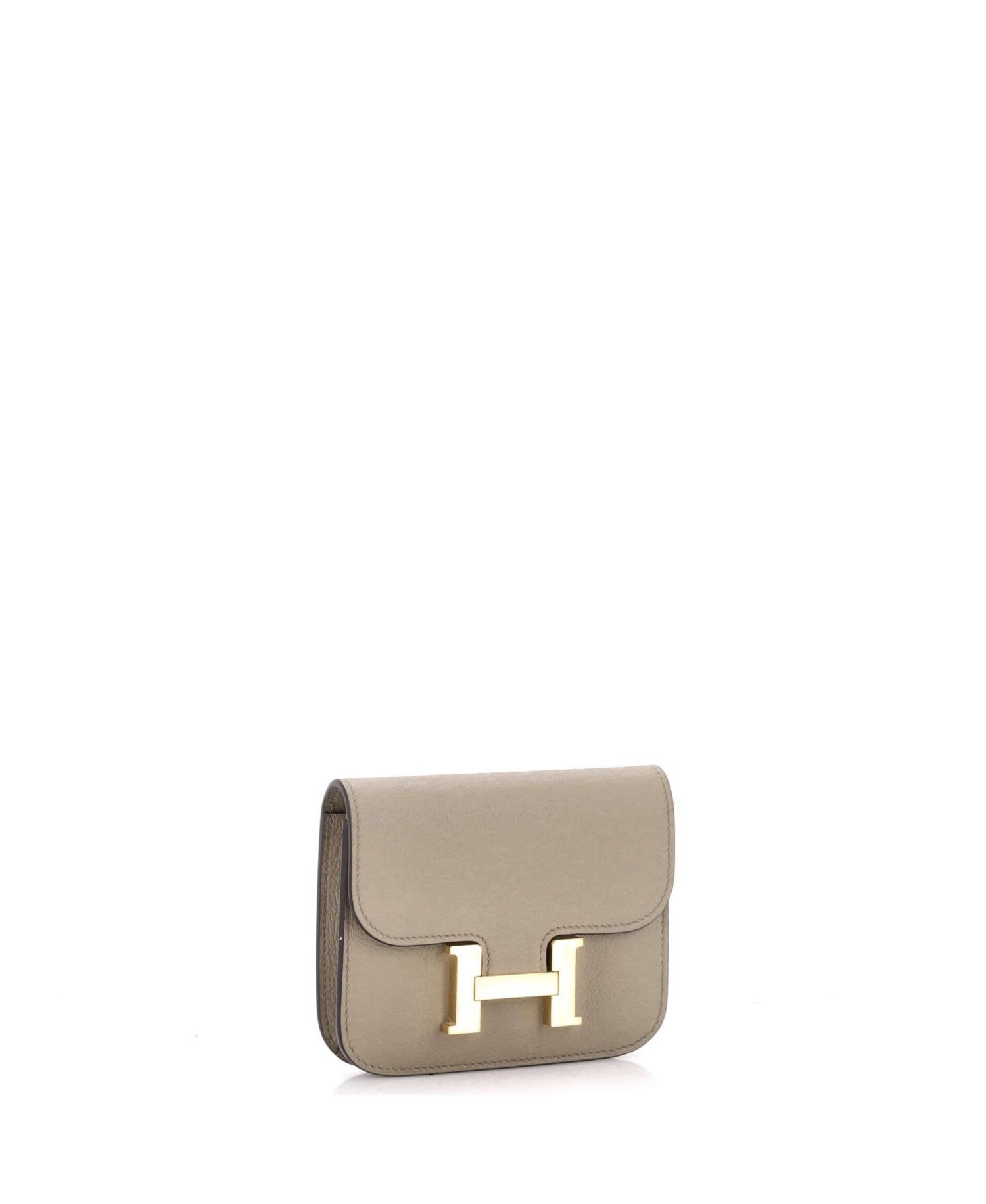 Pre-Owned Hermes Constance Slim Wallet Evercolor