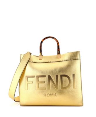 Medium Sunshine Shopper Tote Leather