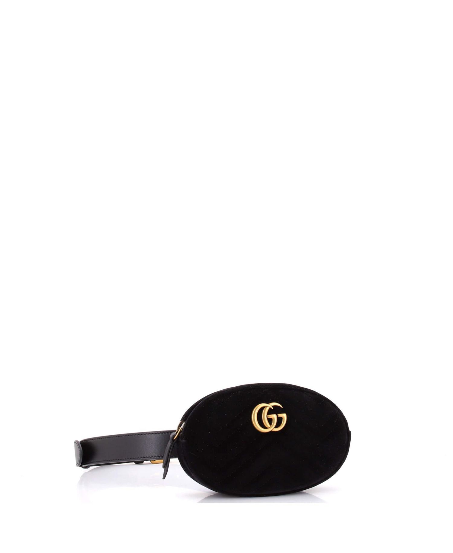 GG Marmont Belt Bag Matelasse Velvet