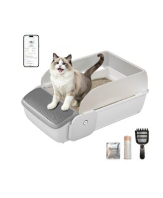 Auto-Cleaning Litter Box,Wi-Fi Remote Control