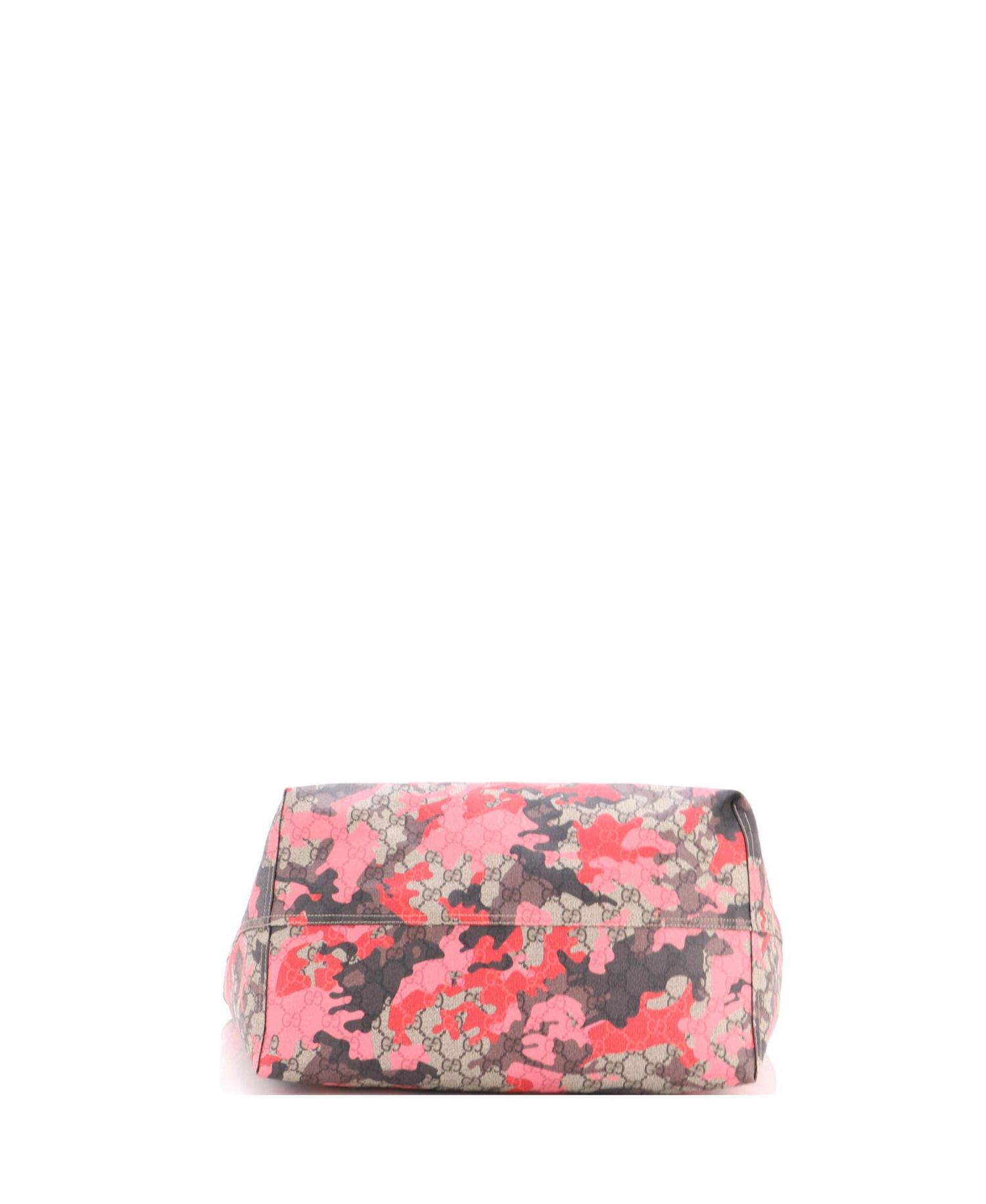 Large GG Open Tote GG Camouflage Coated Canvas