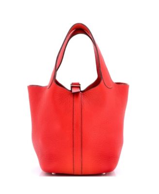 Pre-Owned Hermes PM Picotin Bag Clemence
