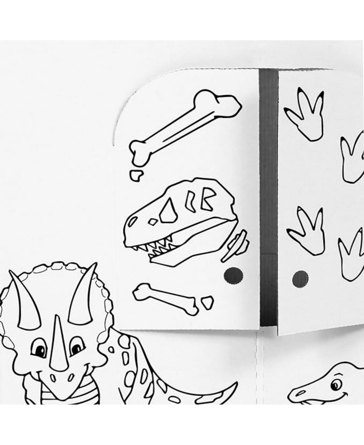 Детская игрушка Easy Playhouse Dinosaur Colorable Playhouse, Ages 3+, цвет: Белый — фото 5