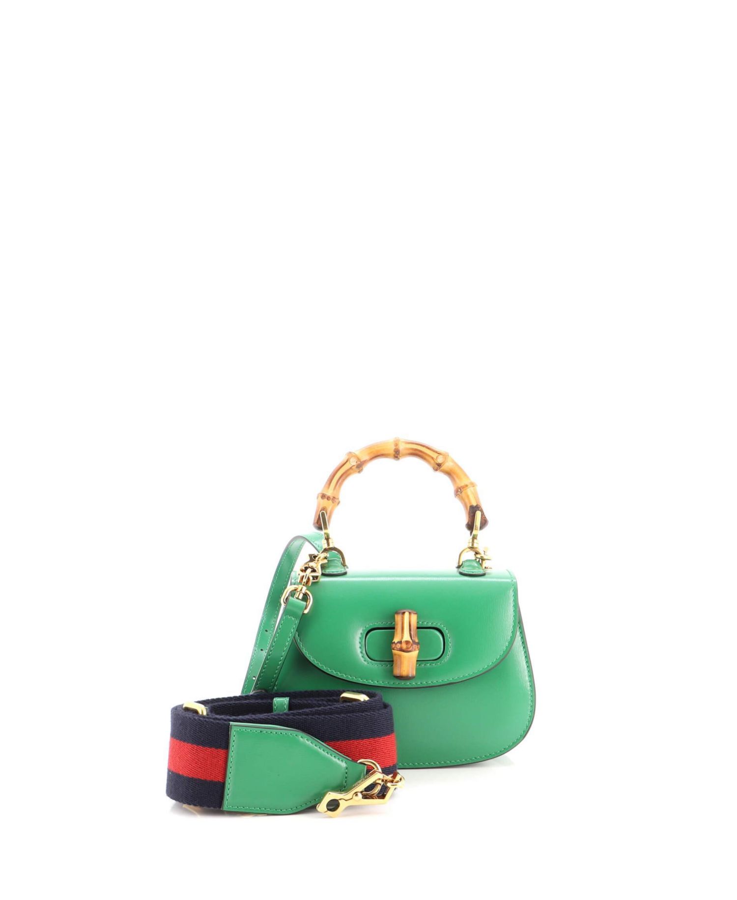 Mini Bamboo 1947 Top Handle Bag Leather