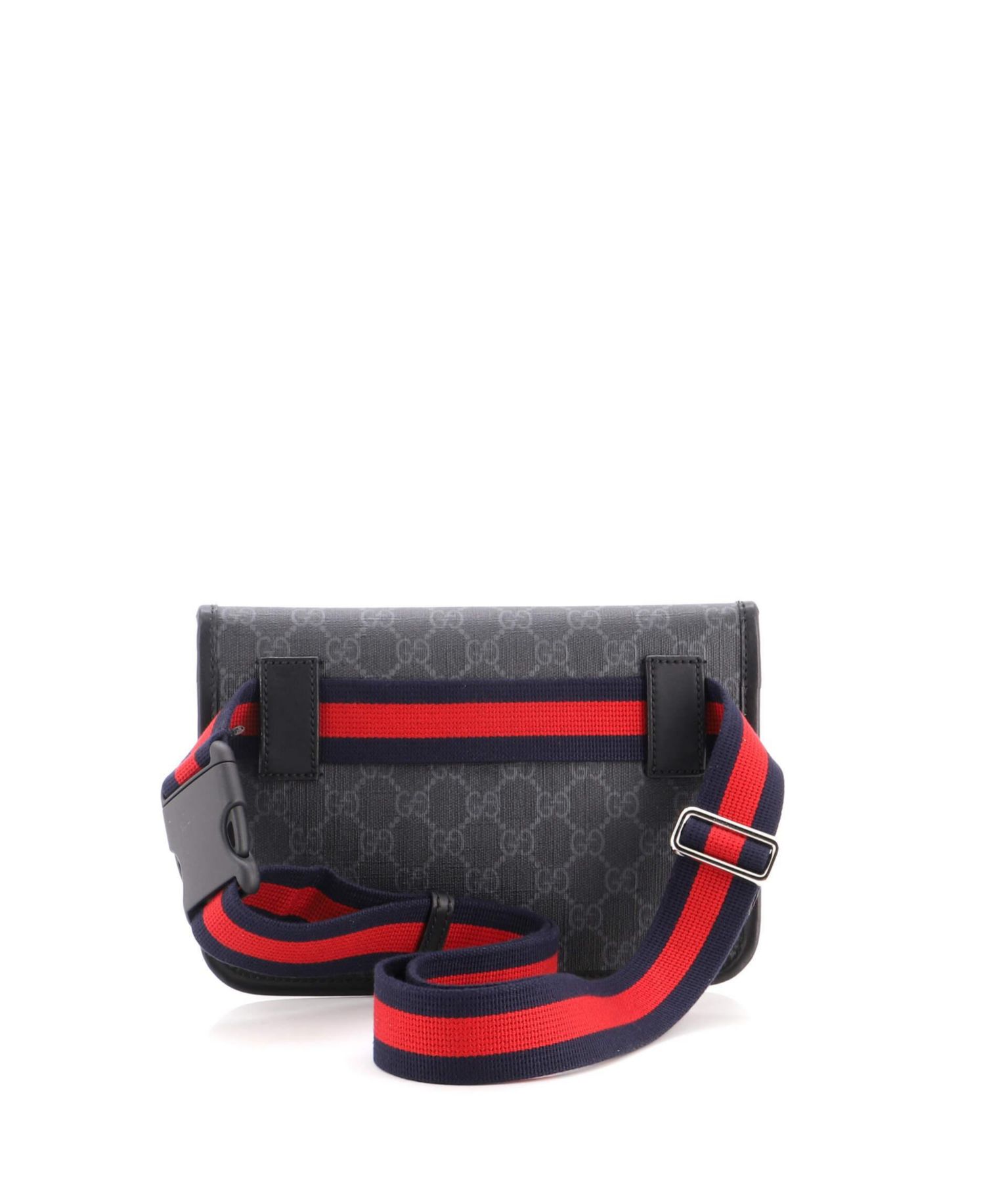 Web Flap Belt Bag GG Coated Canvas