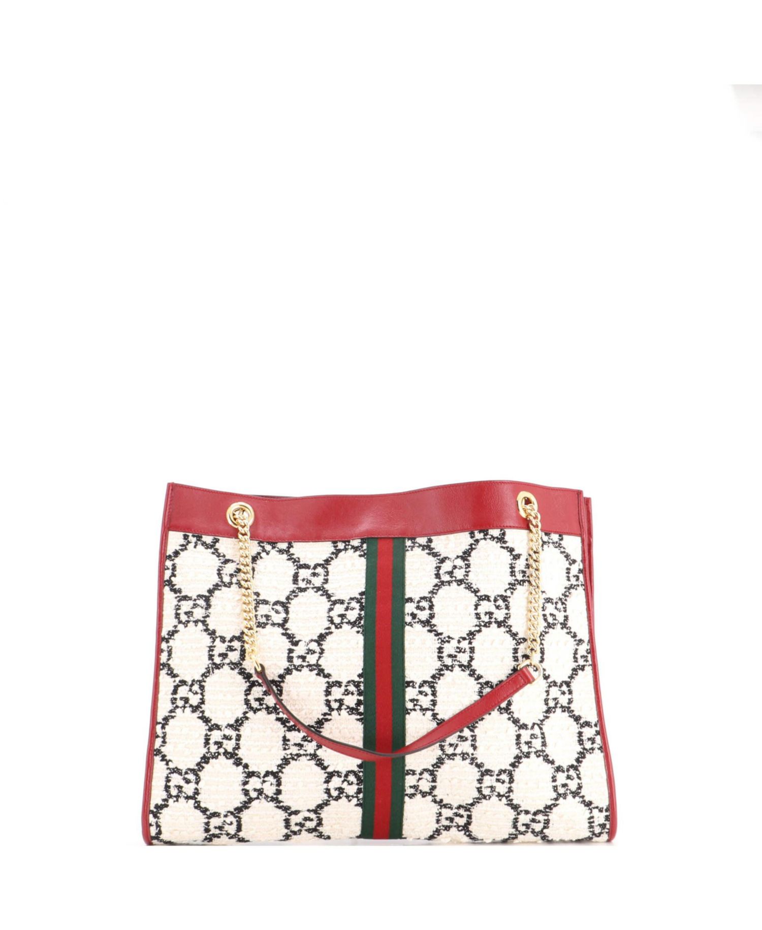 Large Rajah Chain Tote GG Tweed