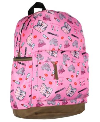 Backpack Burn Book On Wednesdays We Wear Icons School Book Bag