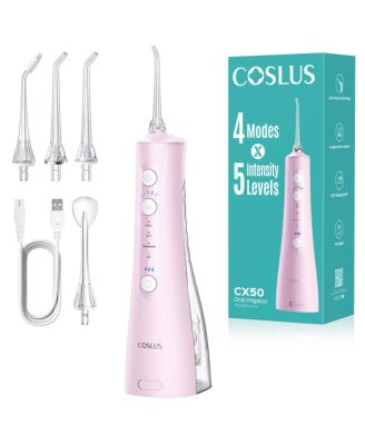 CX50 Cordless Water Flosser, 4 Modes and 5 Intensities, Portable Rechargeable Oral Irrigator for Travel and Home