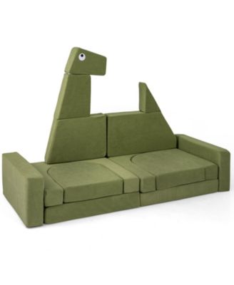 13-Piece Modular Kids Play Sofa for Creative Building and Indoor Play