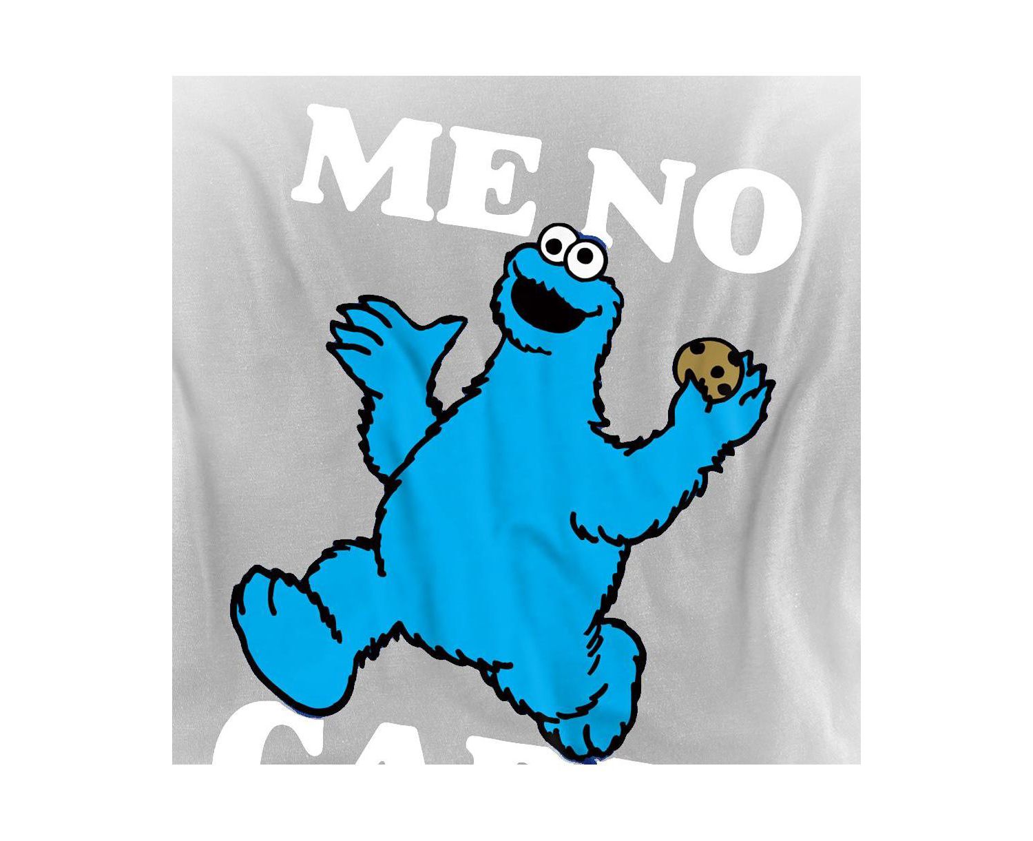 Men's Cookie Monster Me No Care T-Shirt