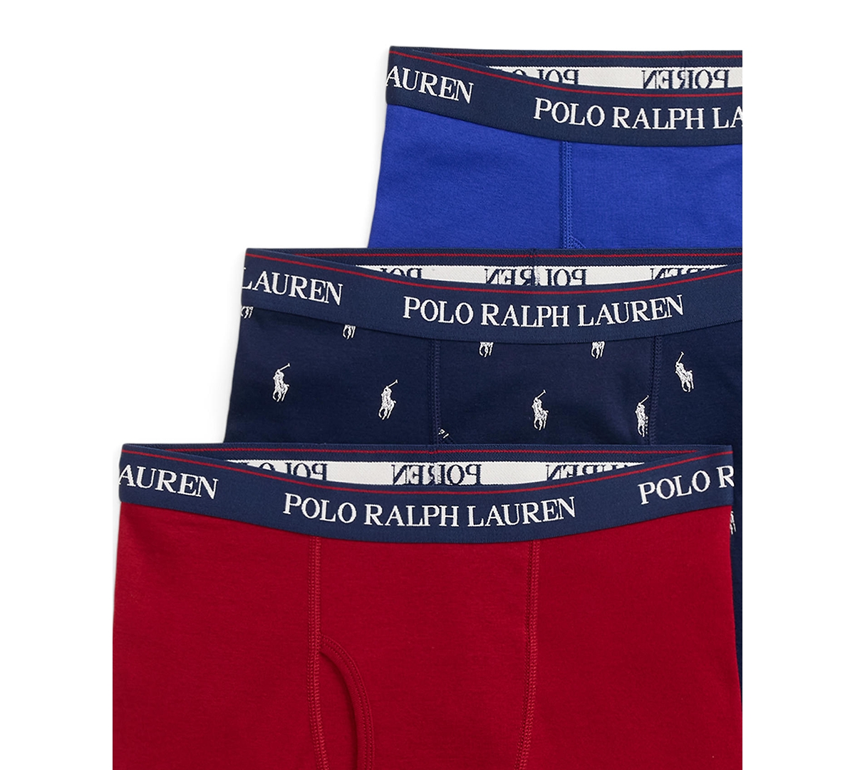 Polo Ralph Lauren Men's Classic-Fit Boxer Briefs, 3-Pack