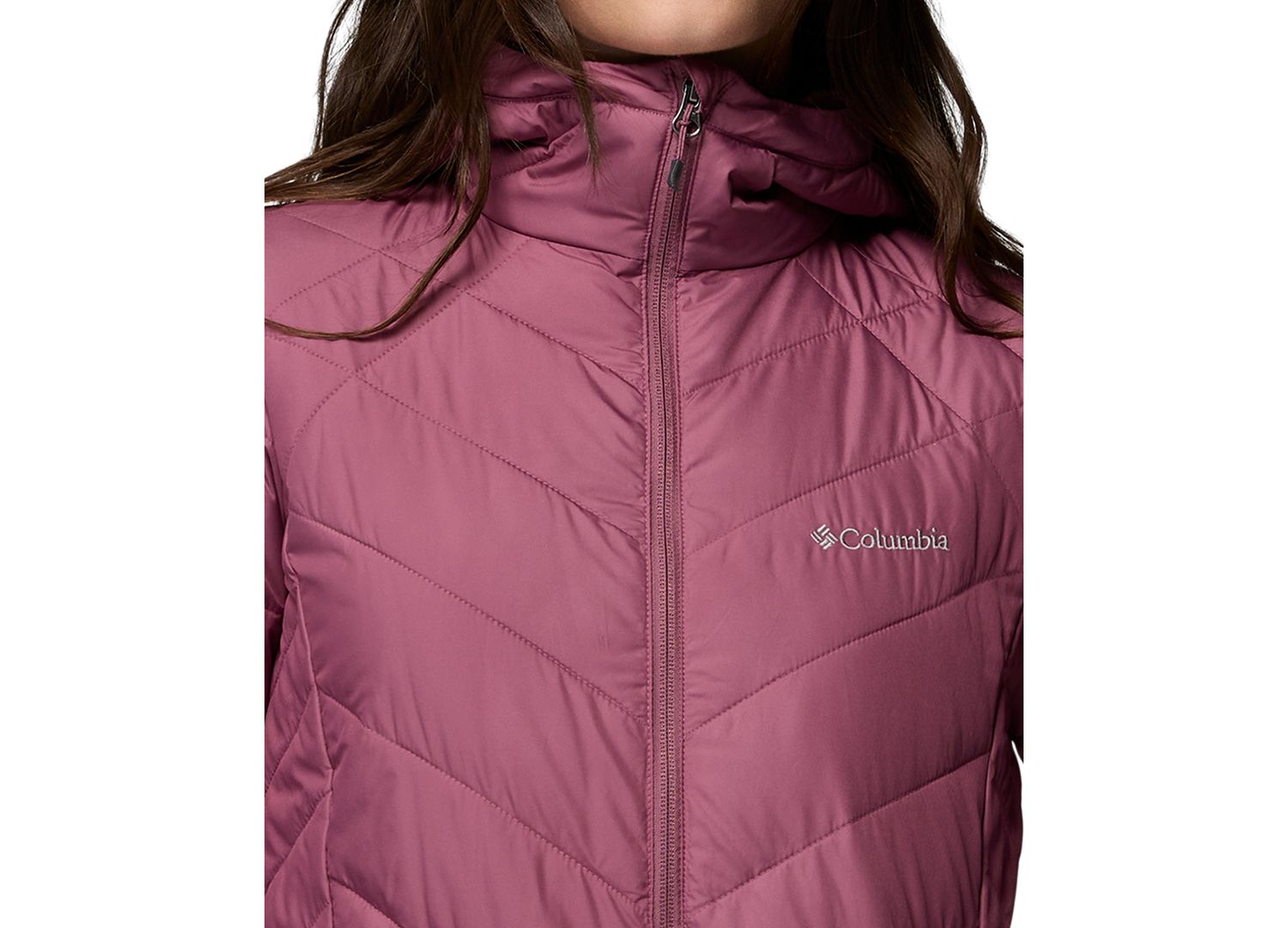 Women's Heavenly Long Hooded Insulated Water-Resistant Jacket
