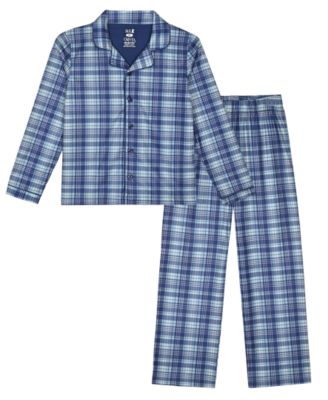 Boys' 6-14 Plaid Flannel Pajamas, 2-Piece Set