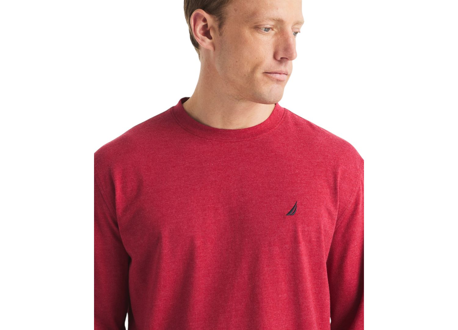 Men's Long-Sleeve Crewneck Pajama T-Shirt