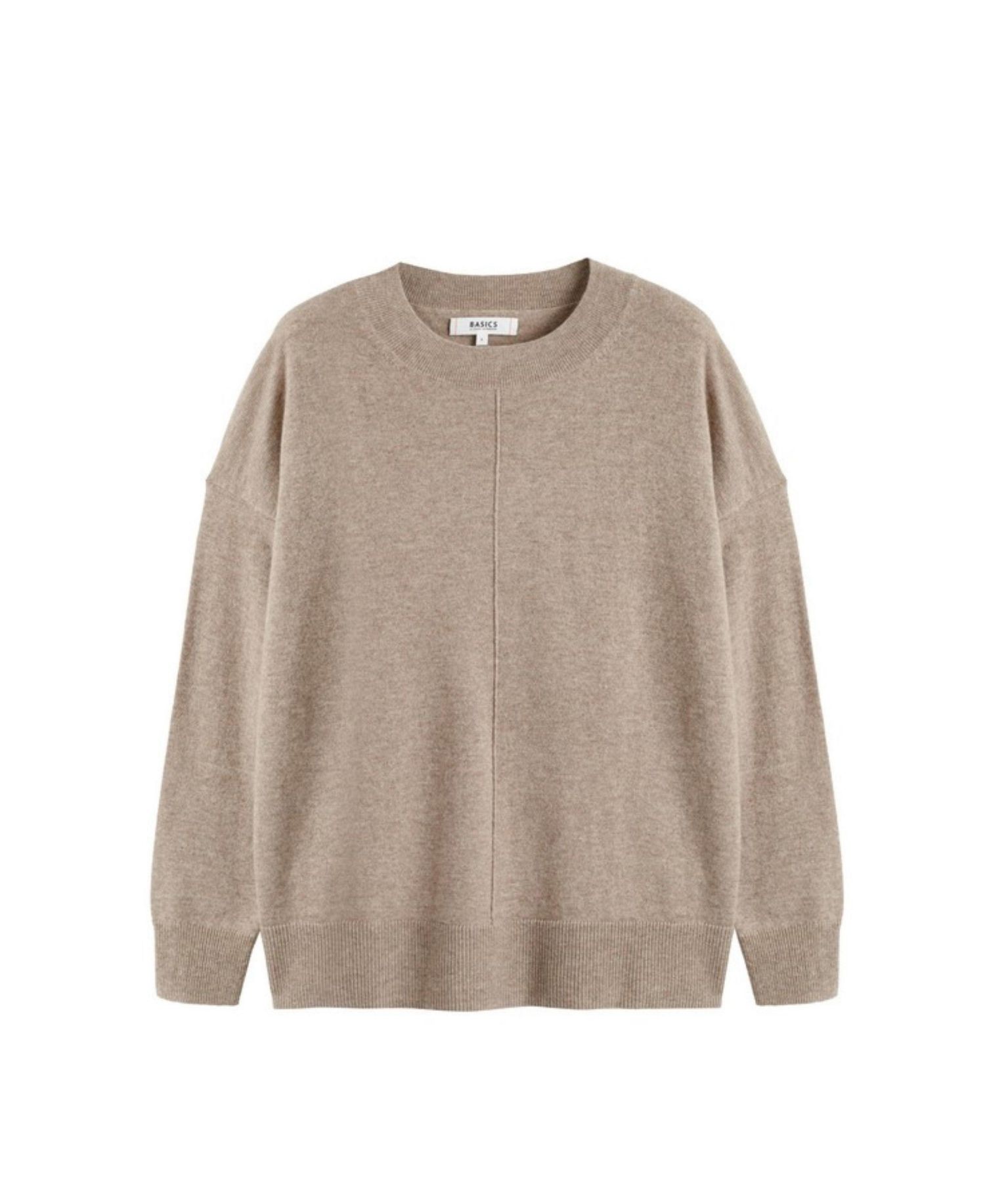 Women's Crewneck Slouchy Wool-Cashmere Blend Sweater