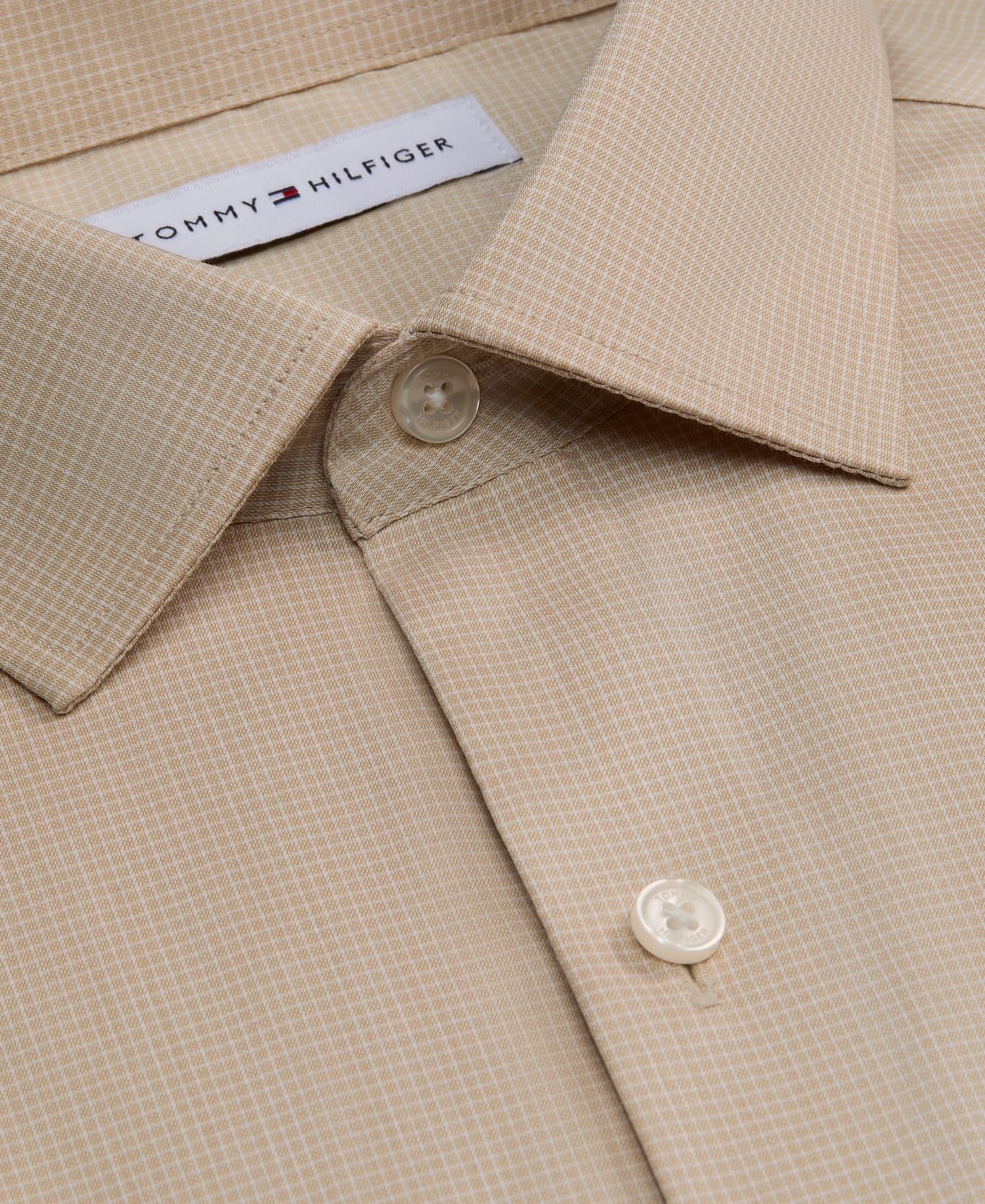 Men's Athletic-Fit Performance Check Dress Shirt