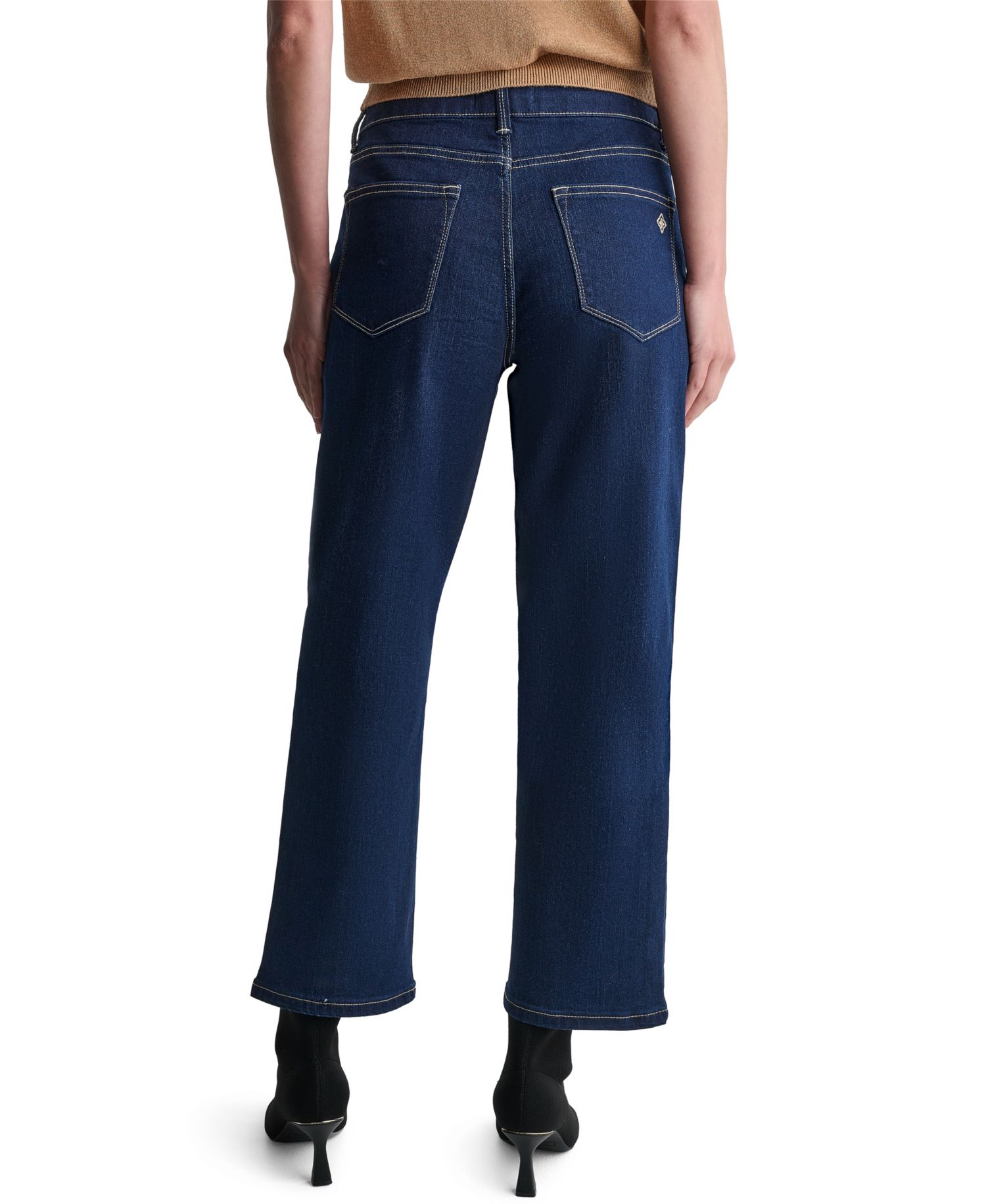 Women's Mid-Rise Straight-Leg Jeans
