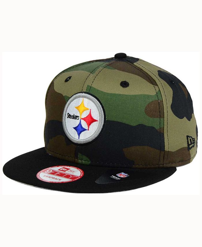 New Era Pittsburgh Steelers Camo Two Tone 9FIFTY Snapback Cap - Macy's