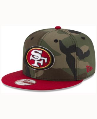 49ers camo snapback