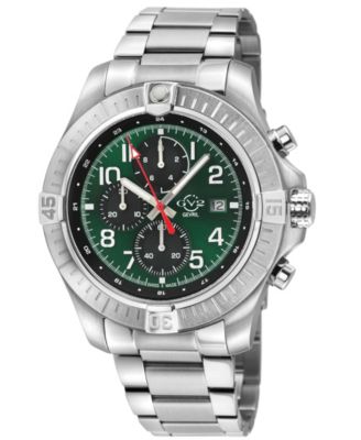 Men's Swiss Made T38 Swiss Quartz Silver Stainless Steel Bracelet Watch