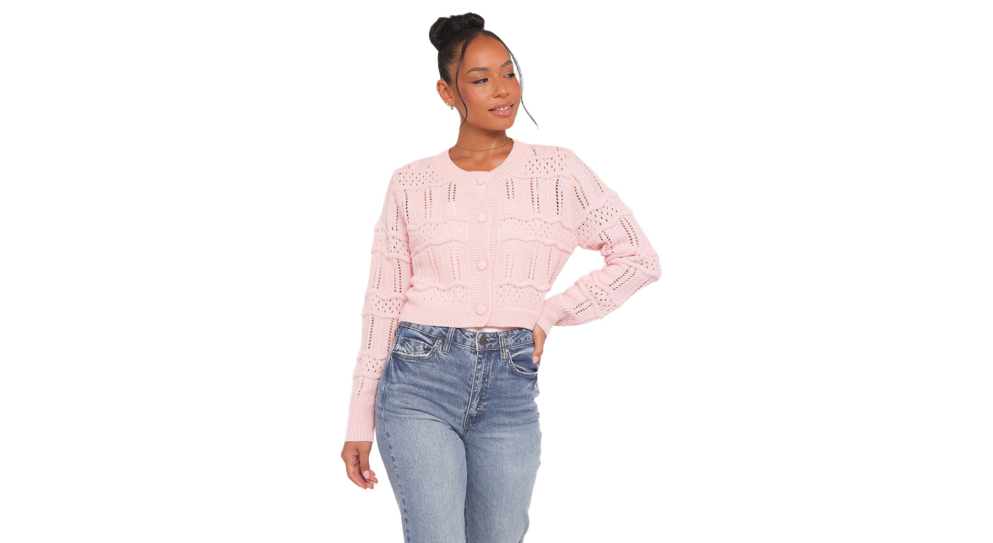 Petal and Pup Women's Aidy Crop Button Front Cardigan