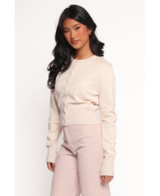 Women's Elita Fitted Button-Front Viscose-Blend Cardigan