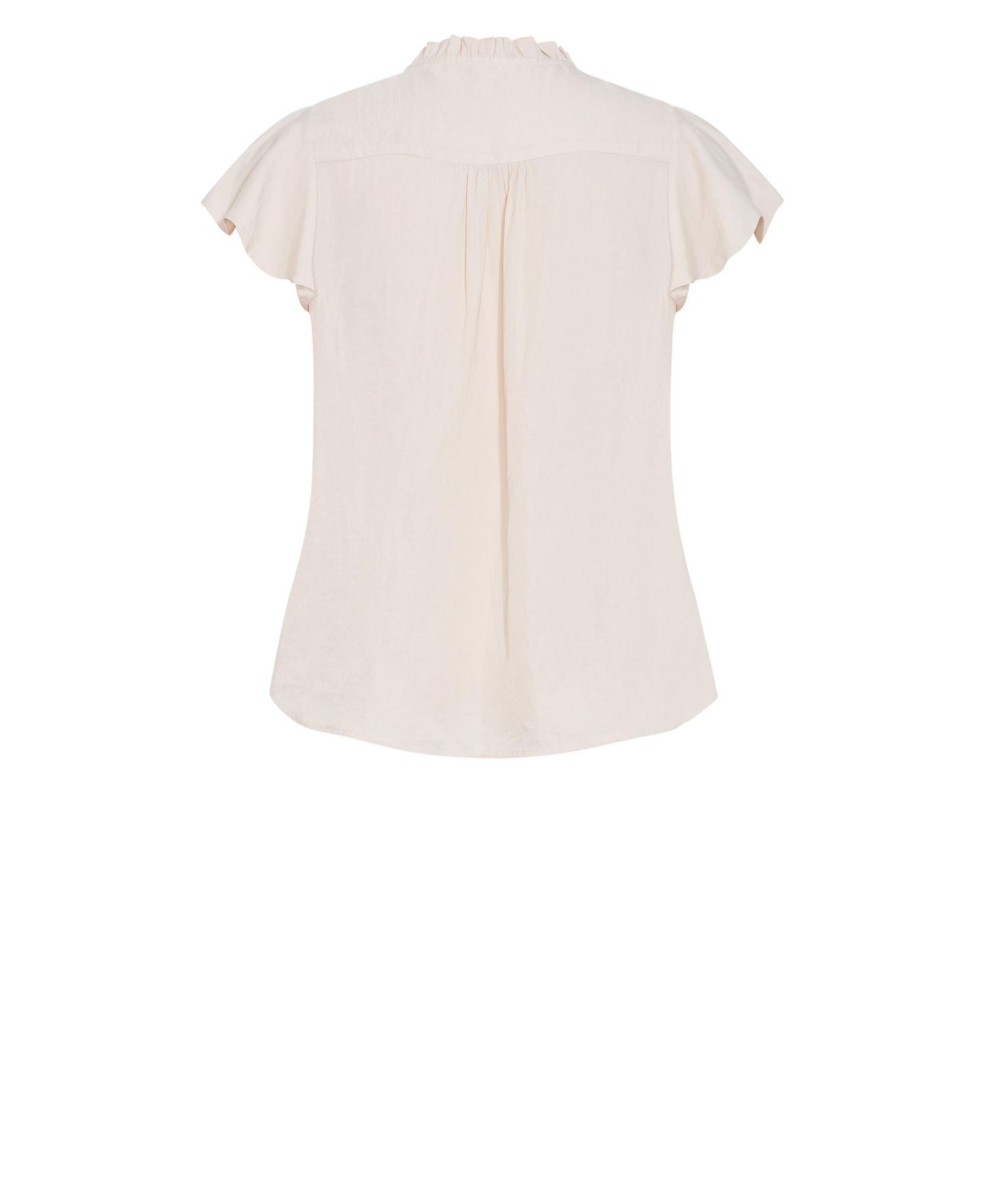 Женская рубашка CITY CHIC Drama Queen Short Sleeve, цвет: Фарфоровый — фото 5